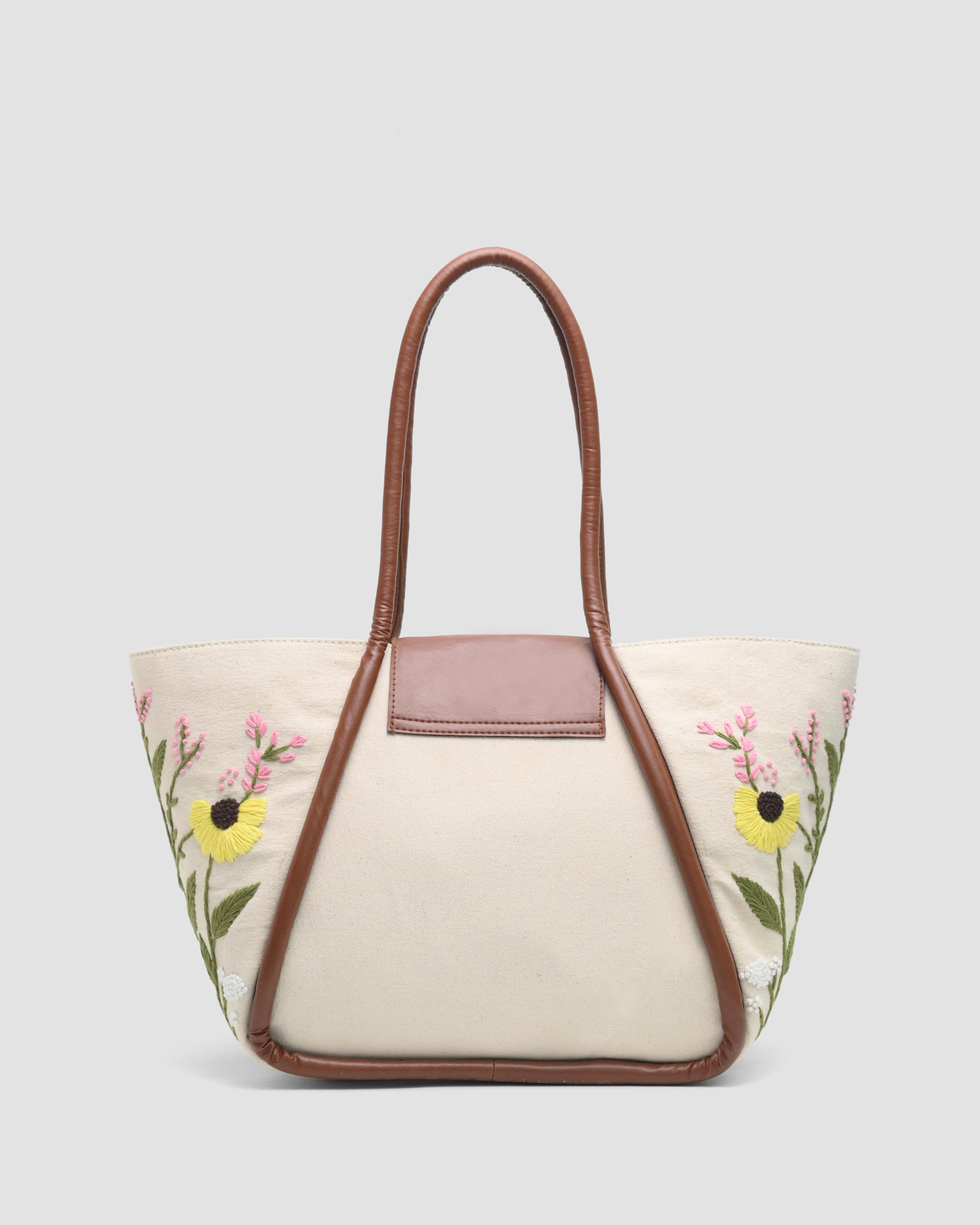 Stichel Alizeh Embroidery Bag-Beige