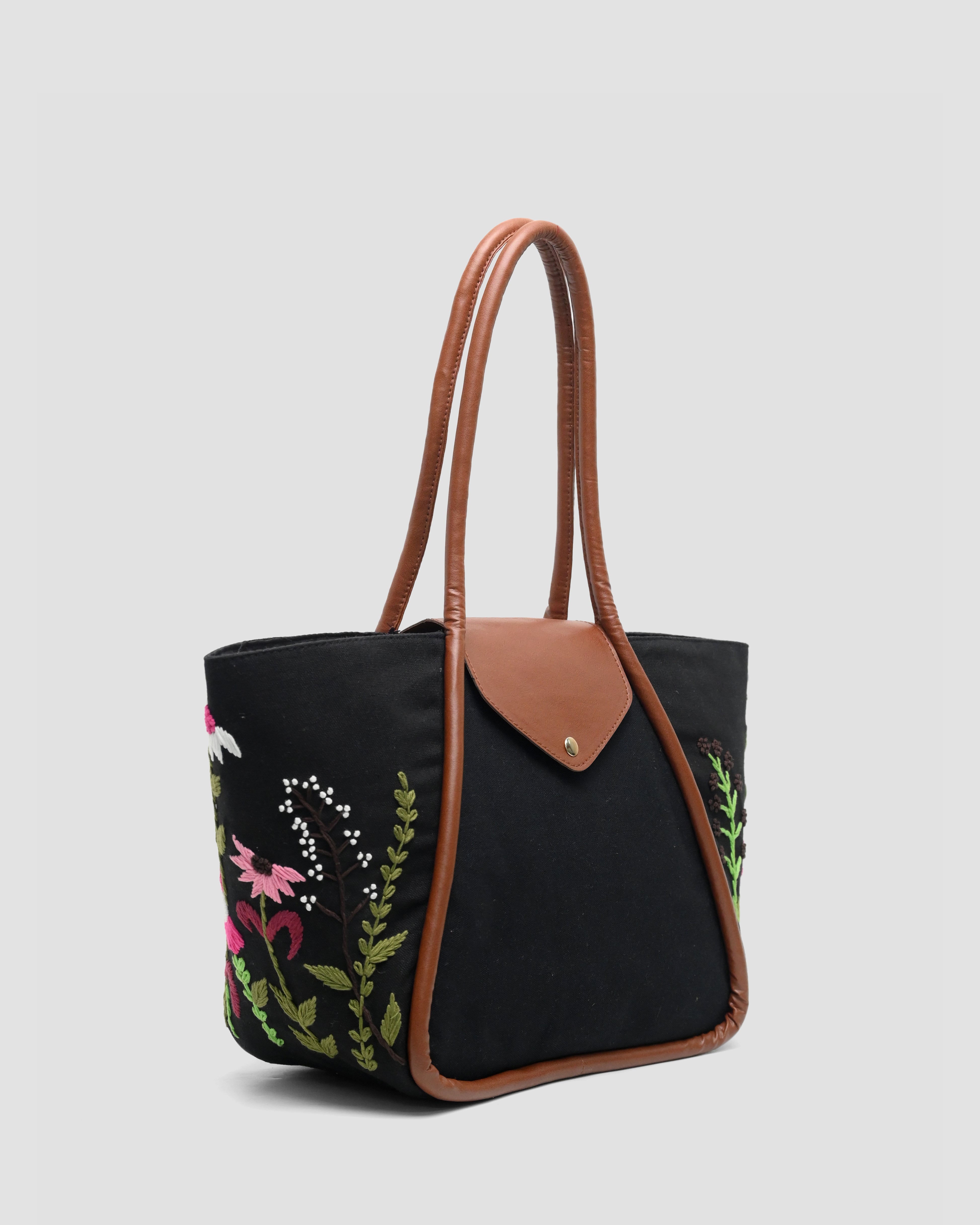 Stichel Alizeh Embroidery Bag Black
