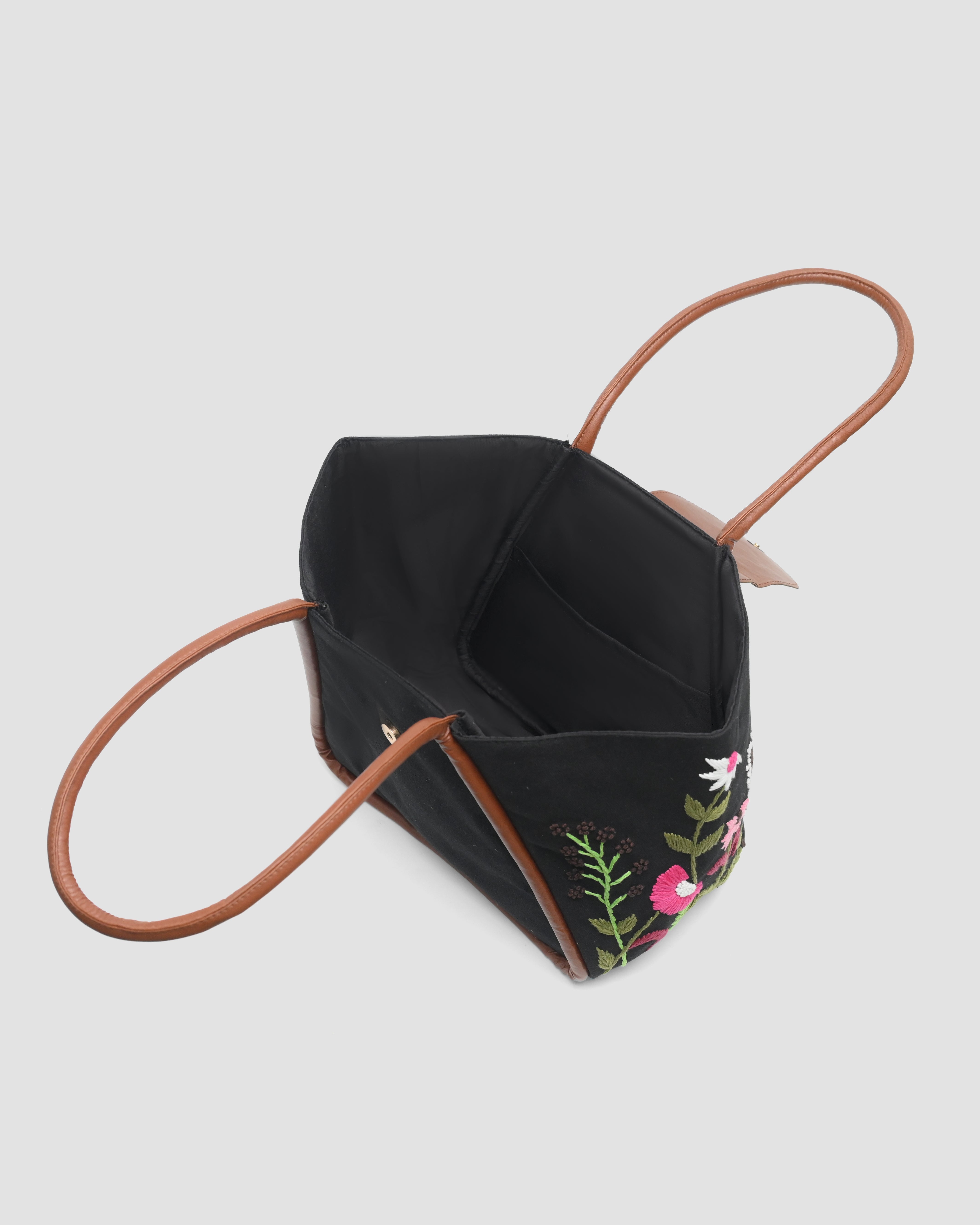 Stichel Alizeh Embroidery Bag Black