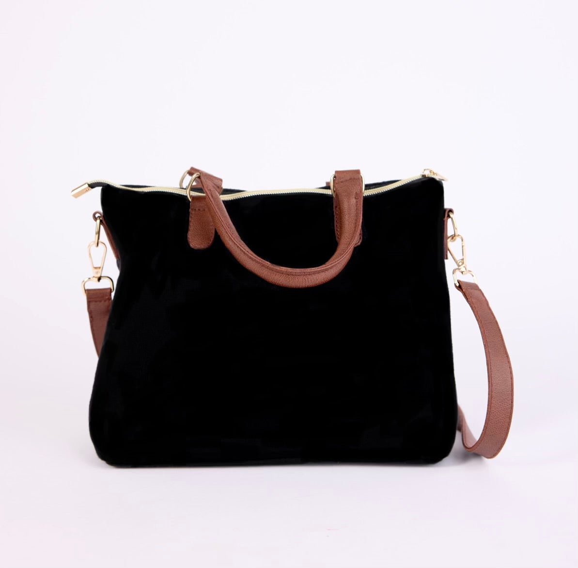 Embroidery leaf sling bag