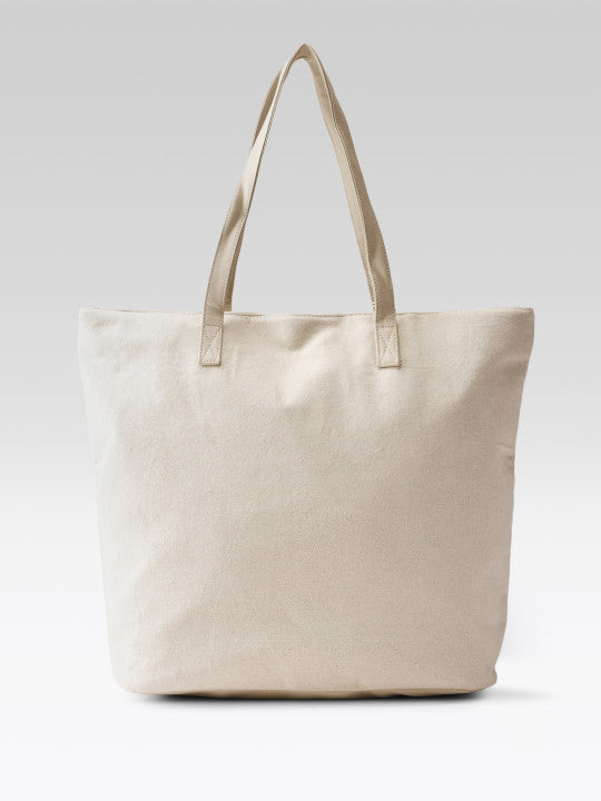 Floral Embellished Shopper Tote Bag